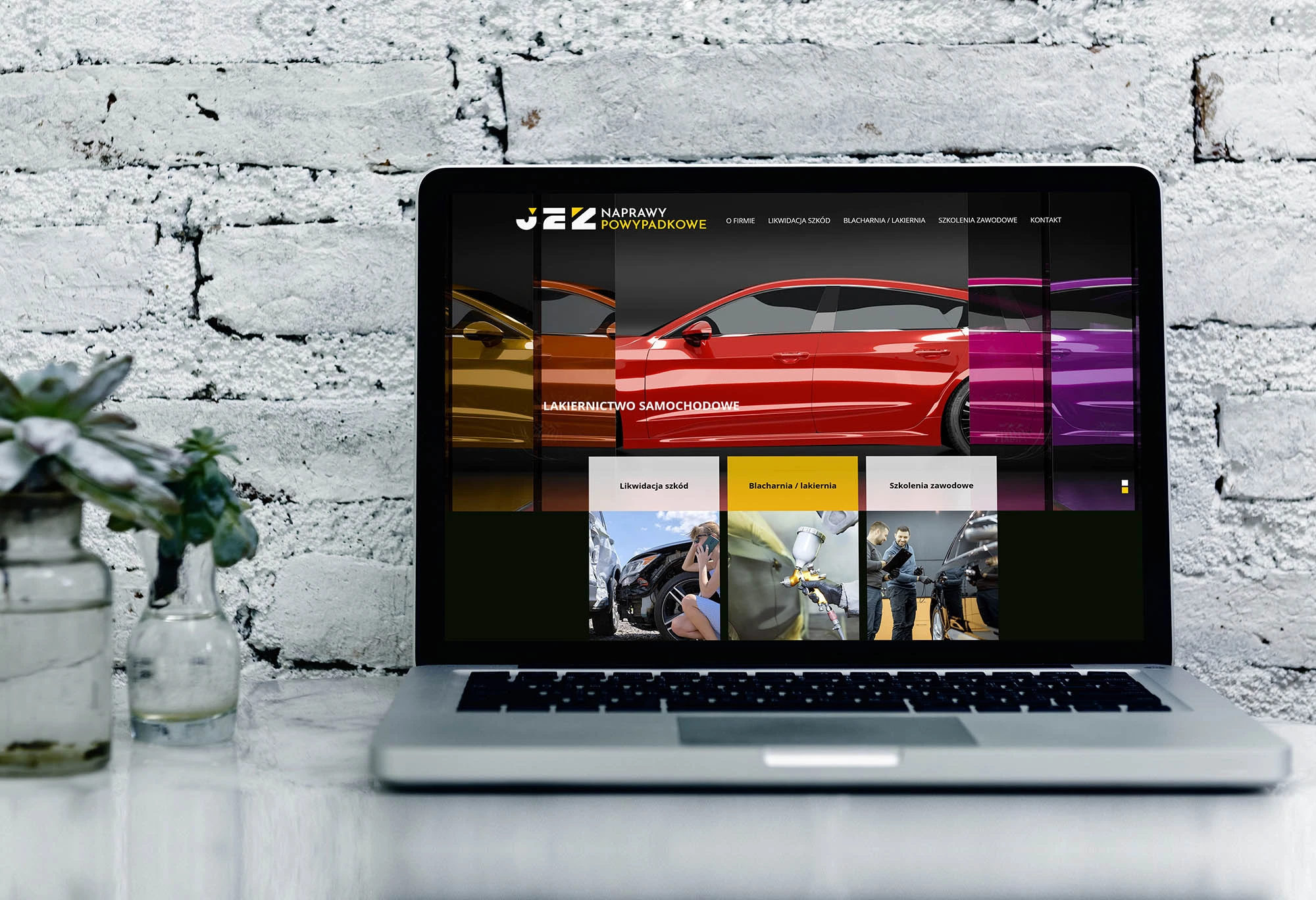 Projekt strony Naprawy Powypadkowe